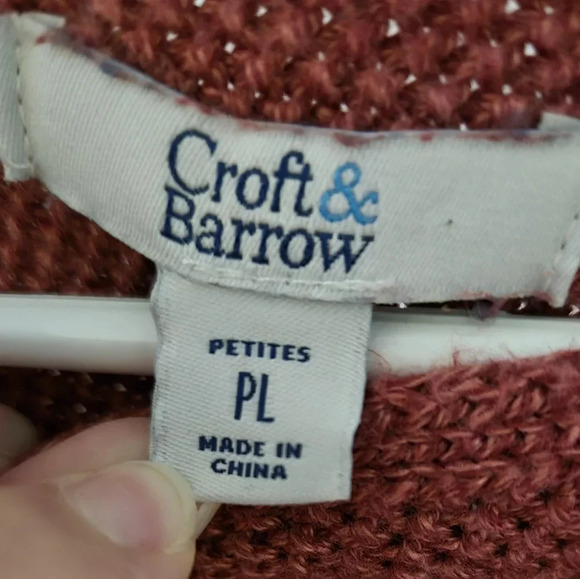 Croft & Barrow Petite Women's Sweater - Picture 3 of 4